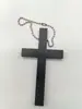 Peça de Cabo Popular de Artesanato em Madeira da Amazon, Pingente de Cruz de Madeira, Ornamento para Pendurar com Base de Contas
