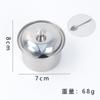 Tanque especial de acero inoxidable para aceite de chile, tanque de aceite doméstico para chile en sartén, tanque de condimento de aceite rojo de cocina, tanque de manteca resistente a altas temperaturas