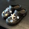 Novos Sapatos Vazados de Verão Frescos Respiráveis Modernos Simples Para Uso Externo Secagem Rápida Aumento de Altura Sola Grossa Sandálias de Praia Chinelos