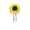 [Serie de flores] linda flor pegamento flexible de PVC accesorio estudiantil decoración para paper clip marcapáginas venta al por mayor