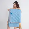 Colcha de Verano de Seda Fría Ultrasónica Suministro para Comercio Electrónico Transfronterizo Xiyin Temu Amazon Color Puro Colcha de Verano Helado