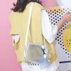 Bolsas Pequenas de Primavera e Verão para Mulheres 2024 Novo Estilo Coreano Bolsa Quadrada Pequena Transparente de Gelatina Bolsa Transversal Mini Simples para Meninas