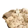 Conjunto de quatro peças de veludo bolha para leite, Classe A, amigável à pele, design tridimensional de bolhas, dupla face, quente, antiestático e resistente a bolinhas e desfiamento