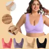 Sujetador Deportivo de Malla Transpirable Hueco de Talla Grande Más Vendido Transfronterizo Yoga Deporte Correr Sin Aros Push-Up Ropa Interior para Mujeres