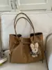Bolsa de Ombro Grande Capacidade Retro Outono e Inverno 2025 Transfronteiriça Bolsa Tote Moda Tendência Camurça de Alto Padrão Versátil