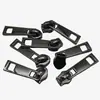 Piezas Cuadradas Chapadas Colgantes Cremallera de Nylon No. 5 Corredera Cremallera sin Candado Cabezal de Cremallera Hebilla de Cuero para Equipaje Cabezal de Cremallera Bidireccional