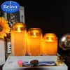 Vela Digital de Vidro Luz de Vela LED Concerto Restaurante Aniversário Casamento Banquete Script Killing Adereços Atacado Modelo Personalizado
