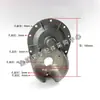 Força Média Grande Rei Montagem de Roda de Tração para Empilhadeira Elétrica Manípulo Bomba de Óleo Motor Engrenagem Disco de Freio Peças Completas
