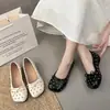 Zapatos de Abuela con Remaches de Moño 2026 Estilo Suave Bailarinas de Hada Mocasines Franceses Zapatos de Tacón Bajo para Mujer Estilo Nuevo