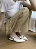 []Sapatos de Noite Delicados Estilo Fada Francesa com Laço, Sandálias Fechadas para Mulheres, Mules com Salto Anabela Bico Fino