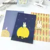 Cuaderno A5 con Dibujo de Conejo Miffy, Vista de Planta, Página de Color, Cuaderno Diario Simple de Estudiante de Alto Valor