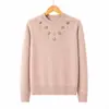 Nueva Camiseta de Manga Larga para Mujer Primavera y Otoño 2026, Suéter Delgado Elegante y de Moda para Madres de Mediana Edad