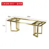 En stock Bastidor de Mesa de Mármol de Lujo Ligero Patas de Mesa de Roca Soporte de Escritorio Simple Pies de Mesa Metálicos Escritorio de Oficina Base de Mesa de Té