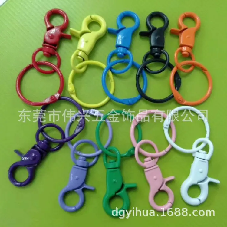 钥匙圈钥匙扣狗扣珠链