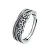 Anillo Estilo Minimalista Vintage, Unisex, Anillo Abierto de Moneda Atrae Dinero, Buena Suerte, Personalizado, Sensación de Alta Gama, Joyería de Moda