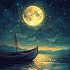 Exclusivo Transfronterizo Nuevo Pintura de Diamantes 5D Playa Luna Pintura Decorativa Hecho a Mano DIY Kit de Material de Diamantes Pintura de Diamantes Redondos