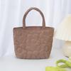 Bolsa de Almuerzo Acolchada Portátil de Color Contrastante Han Feng INS Bolsa de Almacenamiento para Snacks Bolsa Colgante para Cochecito de Bebé Bolsa para Mamá para Mujeres