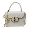 Bolsos Pequeños de Bloques de Color de Moda de Este Año 2026 Nuevos Bolsos de Mujer Primavera y Verano Populares Bolsos Cruzados Bolsos Cuadrados Pequeños Texturizados de Mano