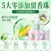 Perlas de Fragancia Hiladas en Oro para Ropa, Fragancia de Larga Duración, Detergente para Ropa del Hogar, Antibacteriano, Eliminación de Ácaros, Protección de Telas, Protección de Color, Paquete Familiar
