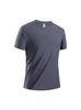 Camiseta de verano de manga corta con cuello redondo para hombre y mujer, para deportes al aire libre, running, fitness, ocio, holgada, de seda helada, de secado rápido.