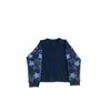 Sudadera Europea y Americana Ins Transfronteriza Elegante Estampada Oscura Cuello Redondo Manga Larga Jersey Camiseta Retro Chaqueta Calle Tendencia