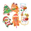 Cartão Pirulito de Natal Cartão DIY Cartão de Bênção Cartão de Cumprimentos Novo Cartão de Decoração para Embalagem de Presente de Doces para Crianças