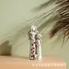 Enfeites Criativos de Estátua Pai-Filho Personagens Familiares Curativos Mãe e Filha Criança Cachorro Estátua Resina Personalizada