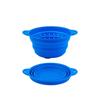 En Stock Multiusos Resistente a Altas Temperaturas Cocina Exterior Cesta de Frutas Verduras Portátil Plegable Silicona Cesta de Drenaje Lavabo para Lavar Verduras