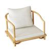 Mesa de té y silla japonesas, toda de madera maciza, mesa de té tatami, mesa de té moderna de asiento corto, mesa de piso con ventana salediza, combinación Zen