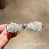 Pinzas para el cabello de pedrería brillante de lujo estilo coreano Dongdaemun Primavera 2026 para mujer, Colección de accesorios para el cabello de la frente