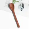 Cuenco de Coco Vietnamita Estilo Sudeste Asiático Vajilla Cuenco para Avena Ensalada Comida Ligera Cuchara Tenedor de Madera de Coco Ensalada de Frutas