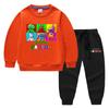 2023 Primavera y otoño nueva ropa infantil transfronteriza suéter para niños pantalones de dibujos animados conjunto de dos piezas bebé algodón traje de manga larga