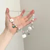 Collar de Estrella de Mar Azul Claro con Cuentas Estilo Resort Costero Colgante Concha Cadena para Clavícula Verano Nuevo Accesorios de Cadena para el Cuello de Mujer