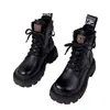 Botas Martin de moda para mujer, nueva colección Otoño/Invierno 2026, estilo británico, modernas y versátiles, con suela gruesa, elegantes y forradas para abrigar, botines para mujer