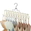 Cabide Multifuncional Doméstico de Dupla Fileira com 20 Ganchos para Roupa Íntima, Camisolas e Regatas - uma Solução de Armazenamento para Pendurar e Organizar Roupa Íntima