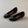 Piel suave, estilo nuevo, bailarinas versátiles sin cordones para ir al trabajo, estilo retro francés, cómodas para el uso diario en otoño e invierno 2026