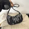 Bolsa Feminina Simples Retrô 2026 Outono Novo Estilo Elegante Temperamento Bolsa de Ombro de Axila Moda para o Dia a Dia Bolsa de Mão