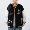 Chaqueta Abrigo Marca de Moda Otoño e Invierno Nuevo Traje de Béisbol Trendy Callejero Americano Holgado Pareja Casual Camiseta de Béisbol
