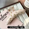 Presilha de Cabelo Borboleta Cor de Café em Acetato Imitação para Mulheres, Novo Acessório de Cabelo Estilo Chinês, Tendência Quente 2025