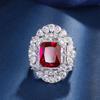 Joyería Zhuang Shengsheng, nueva, con fondo de cobre chapado en oro, color de simulación, tesoro, estilo simple, ligero, de lujo, traje femenino, piedra 12*10