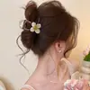 Pinza de Garra Mediana de Girasol de Verano Vibe Foto Pinza Tiburón Pinza para Moño en la Parte Posterior de la Cabeza Pinza para Medio Recogido Accesorios para el Cabello