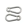Suministrado Directamente del Fabricante, Hebilla de Resorte de Acero Inoxidable 304 con Anilla, Mosquetón de Gancho Rápido Gancho de Seguridad, Gancho Simple Gancho de Resorte