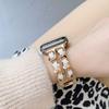Aplicável à pulseira estilo Apple Xiaoxiang iWatch 6/7/8/9 geração S10 Denim Chain Girls' Metal S8 Strap