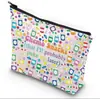 Bolsa de Cosméticos de Lino con Lazo de Nuevo Estilo para Amazon Transfronterizo, Resistente a Manchas, Resistente al Desgaste, Bolsa de Almacenamiento de Gran Capacidad, Personalizable