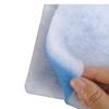 Ventilador de Aire Fresco del Fabricante Pintura en Aerosol Azul y Blanco Techo Fibra Filtro Primario Algodón Remoción de Polvo Industrial Algodón Filtrante Azul y Blanco
