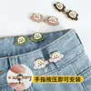 Hebilla Ceñidora para Jeans, una Herramienta Mágica para Ajustar la Talla de la Cintura, Invisible y Cómoda, Hebilla de Pin Elástica