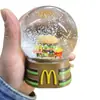 Caixa de Música Bola de Cristal Enfeites de Resina Personalizados Halloween Presente Empresarial Caixa de Música Lanterna de Neve Rotativa Personalizada