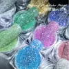 Pó de Diamante Triturado Platina Pó Refletivo Ultrafino Arte de Unha Pó de Diamante Pó com Glitter Efeito de Esmalte Pigmento Pacote de Quilograma Perolado