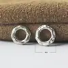 Yabin Plata de Ley 925 Pulsera Anillo para Correr Anillo para Correr Anillo Deslizante Pulsera de Cuentas Espaciadoras Accesorios de Cuentas de Plata 925 para Bricolaje