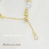 14k bolsa cor de ouro cristal de zircônia cintilante pingente redondo joia de orelha pendente de orelha diy pulseira com pingente duplo acessórios de joia